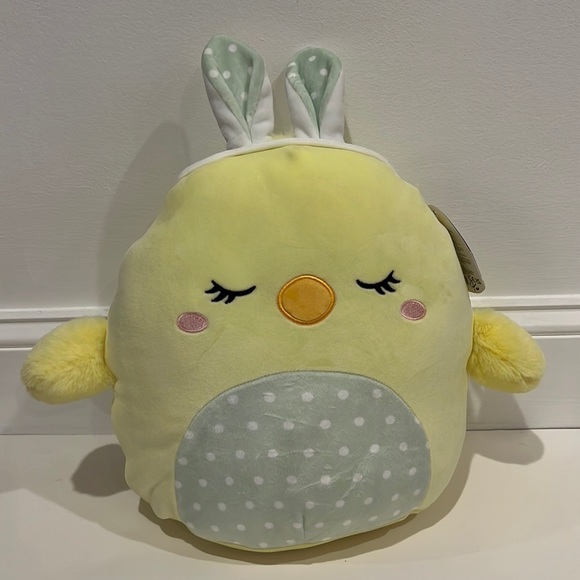 Squishmallows Easter bunny Yellow and Green Stuffed Animal Plush NWT - Picture 2 of 5
